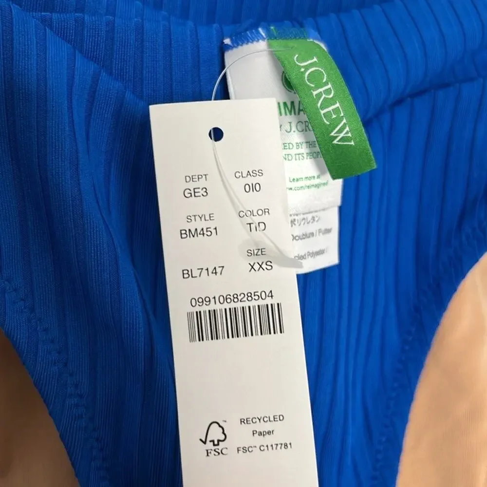 NWT J.Crew Wide-rib crossover cheeky bottom